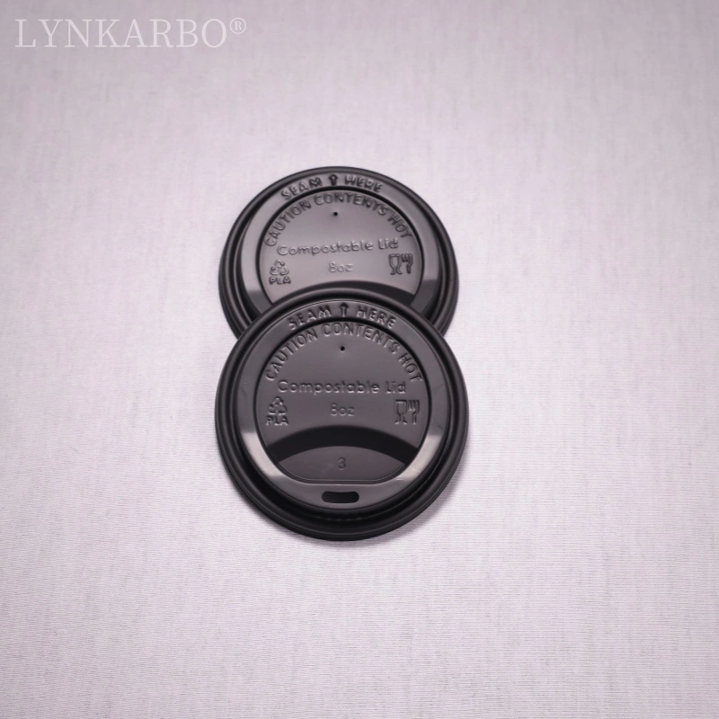 CPLA 80mm ডাইরেক্ট ড্রিংকিং ব্ল্যাক কাপ ঢাকনা