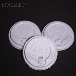 CPLA 80mm ডিসপোজেবল ফ্লিপ-টপ ন্যাচারাল কালার কাপ ঢাকনা