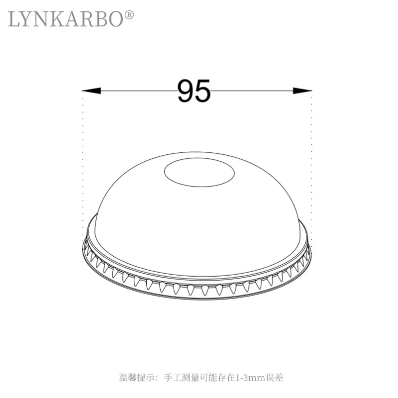 95mm Pla Dome Lid