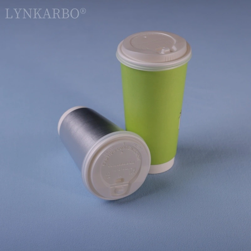 Cpla 90mm Flip Top Natural Color Cup Lid