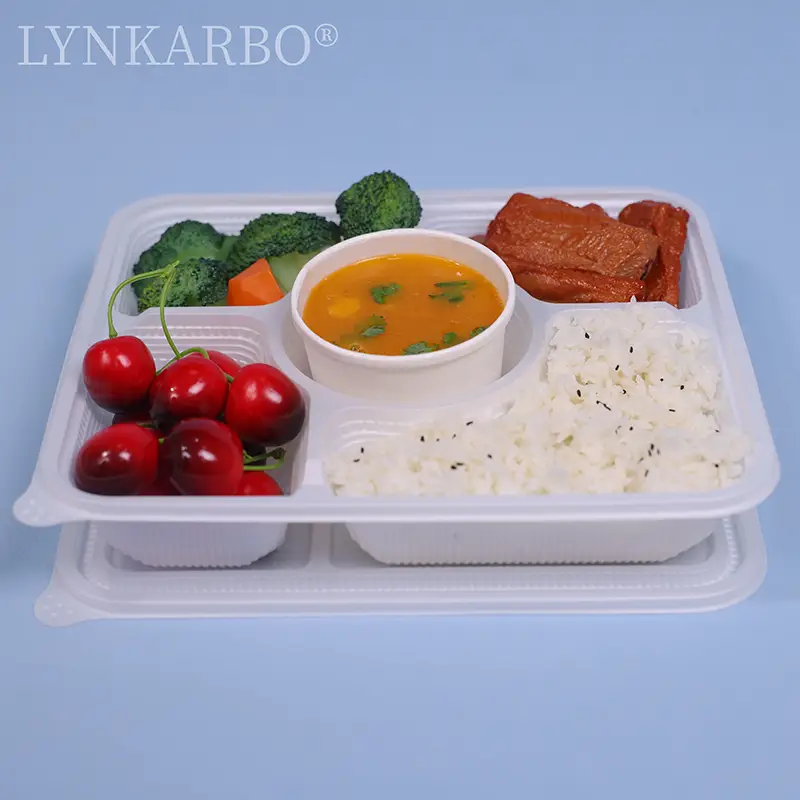 Cpla Five Compartment Food Container